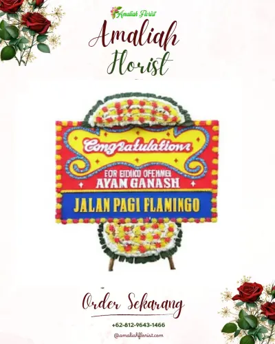 Bunga Papan Congratulation di Tambak Sarioso